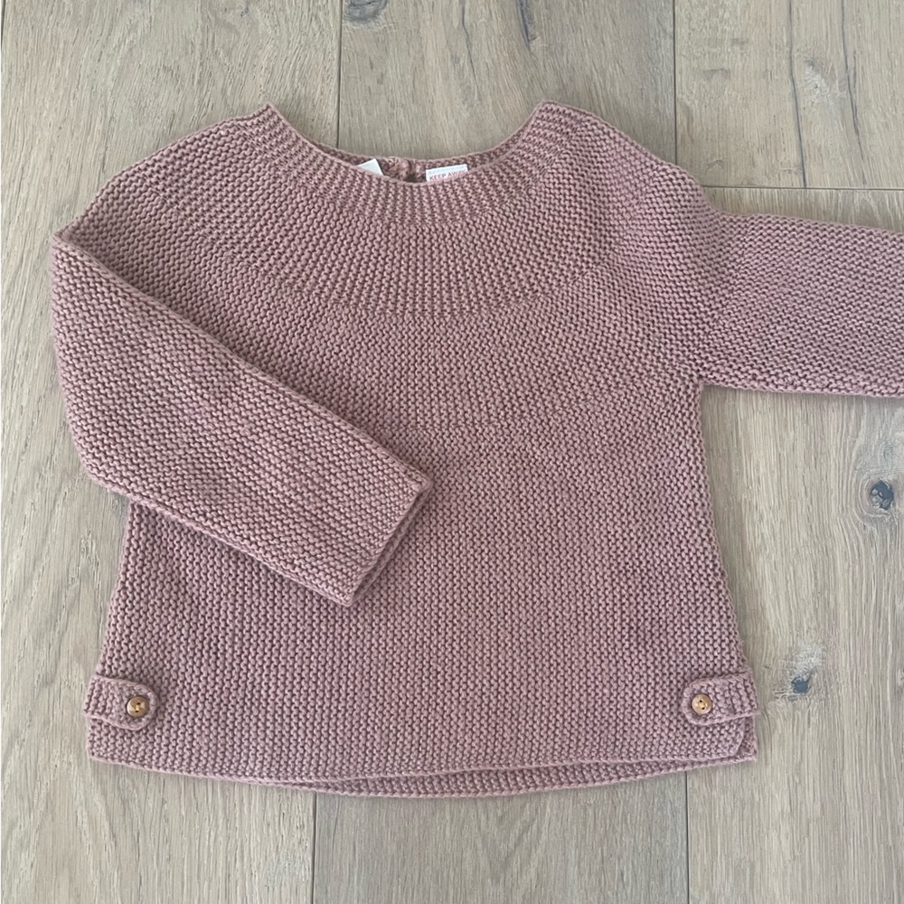 Zara Mauve Crew Neck Sweater